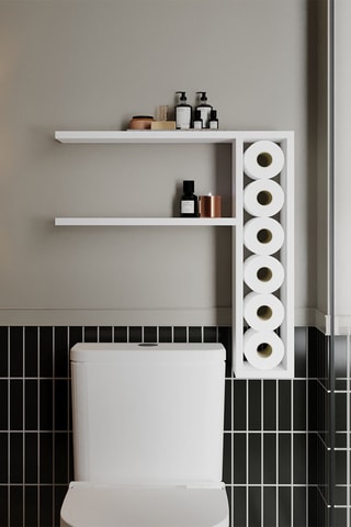 Etagère de salle de bain - 61,8 x 60 x 15 cm
