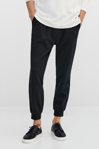 Pantalon en coton jogging - Noir