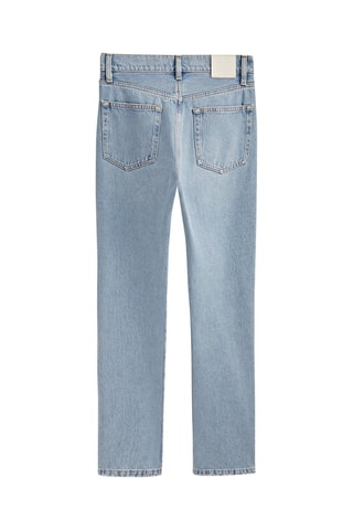 Jean à taille haute droite - Ciel
