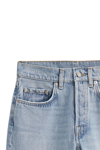 Jean à taille haute droite - Ciel