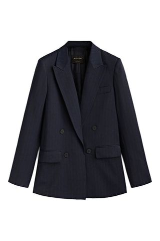 Veste en laine - Bleu marine