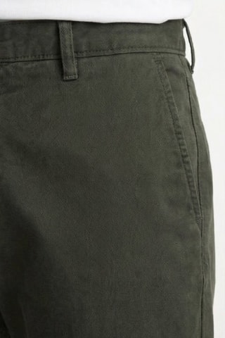 Chino regular en laine et cachemire - Gris foncé