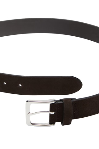Ceinture en nubuck - Marron