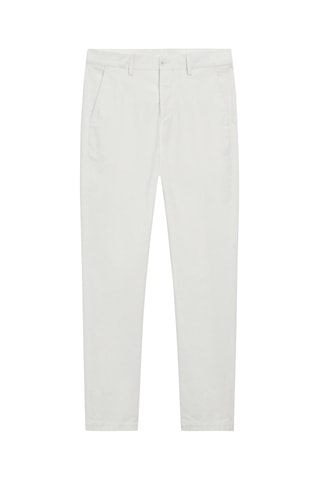 Chino slim en velours - Blanc cassé