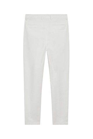 Chino slim en velours - Blanc cassé