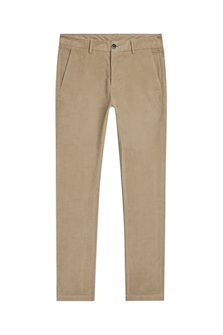 Chino slim en velours - Beige