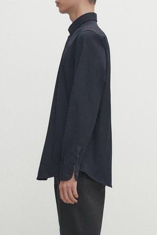 Chemise slim - Bleu marine