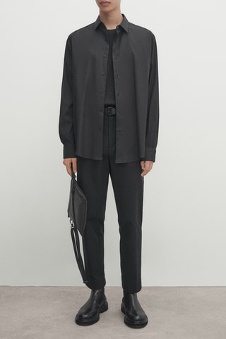 Chemise slim - Noir
