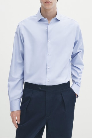 Chemise slim - Bleu clair
