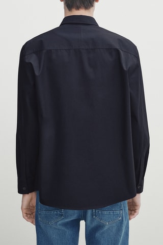 Chemise oversize - Bleu marine