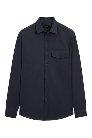 Chemise oversize - Bleu marine