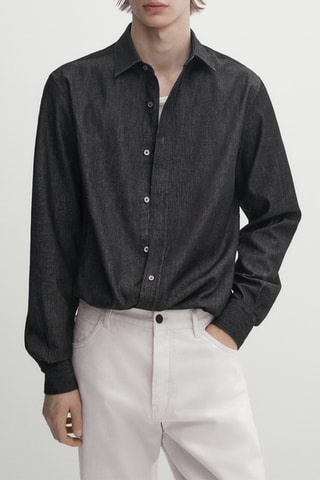 Chemise slim - Anthracite