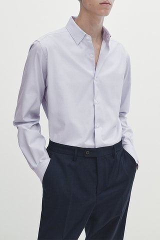 Chemise slim - Bleu clair