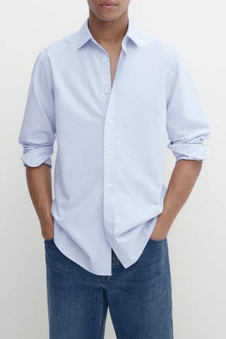 Chemise slim - Bleu clair