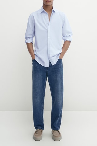 Chemise slim - Bleu clair