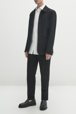 Chemise regular - Blanc