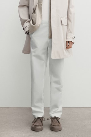 Pantalon en lin - Blanc