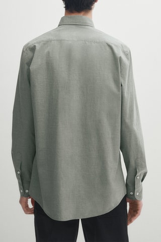 Chemise slim - Vert