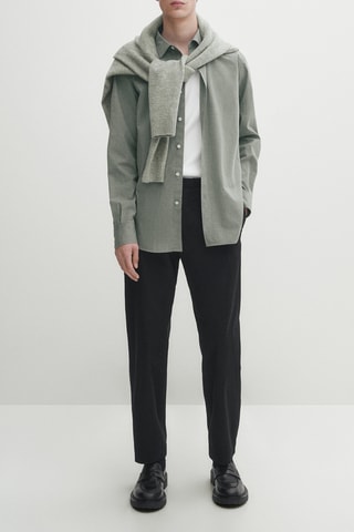 Chemise slim - Vert