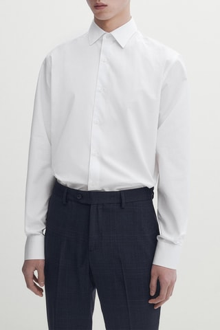 Chemise slim - Blanc