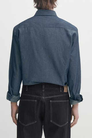 Chemise slim - Bleu