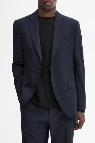 Veste en laine - Bleu marine