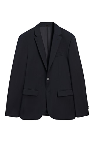 Veste en laine - Bleu marine