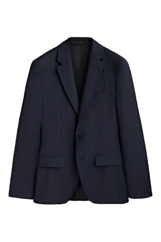 Veste en laine - Bleu marine
