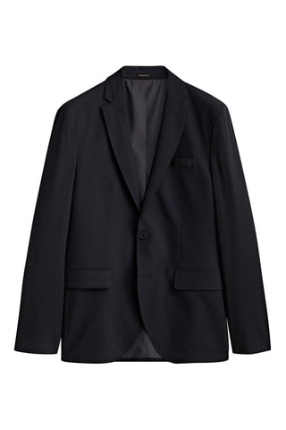 Veste de costume en laine - Bleu marine