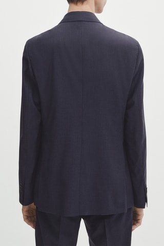 Veste en laine - Bleu marine