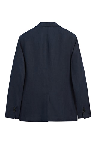 Blazer en lin - Bleu marine
