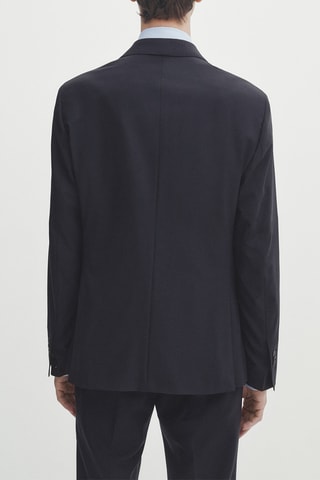 Veste en laine - Bleu marine