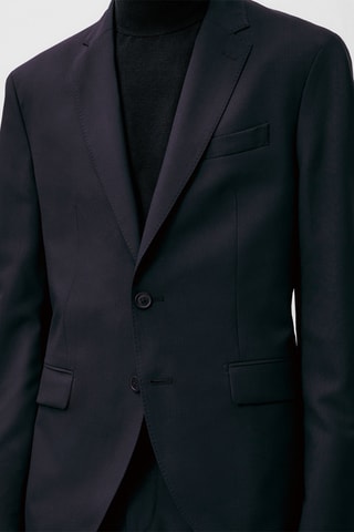 Veste en laine - Bleu marine
