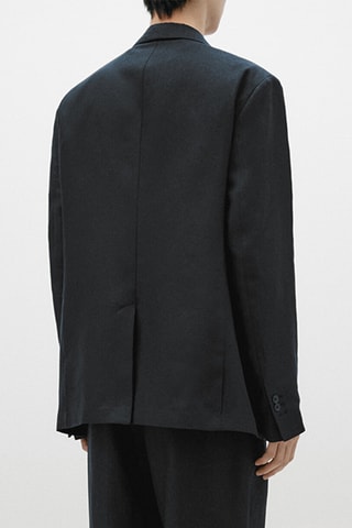 Veste en lin - Noir