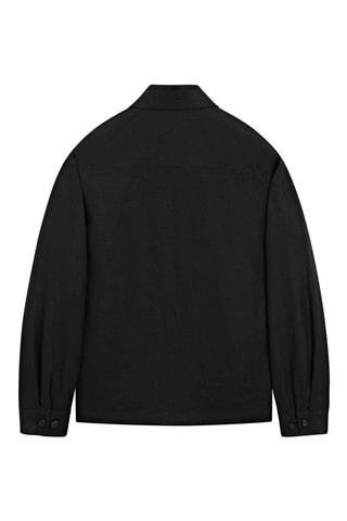 Surchemise en lin - Noir