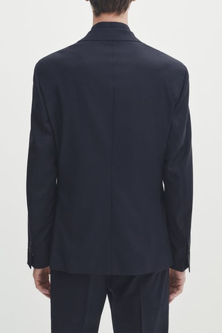 Veste en laine - Bleu marine