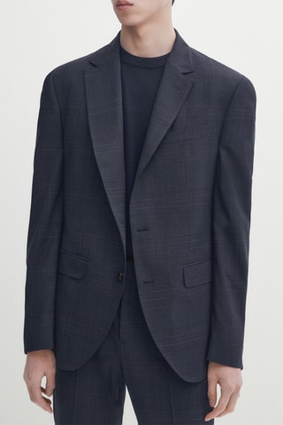 Veste en laine - Bleu marine
