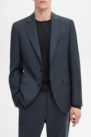 Veste en laine - Bleu marine