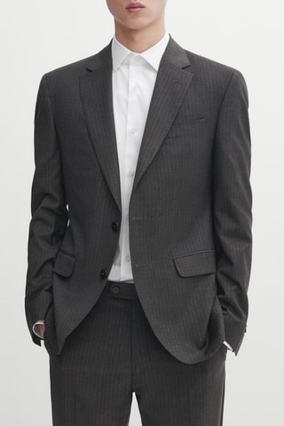 Veste en laine - Gris anthracite