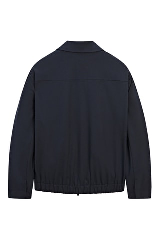 Blouson en laine - Bleu marine