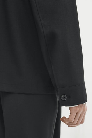 Surchemise en laine - Noir