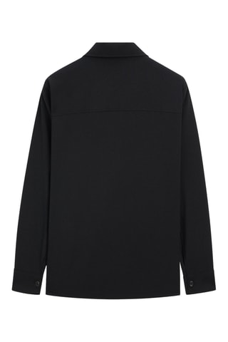 Surchemise en laine - Noir
