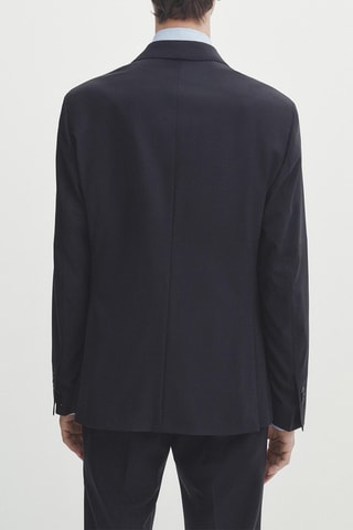 Veste en laine - Bleu marine