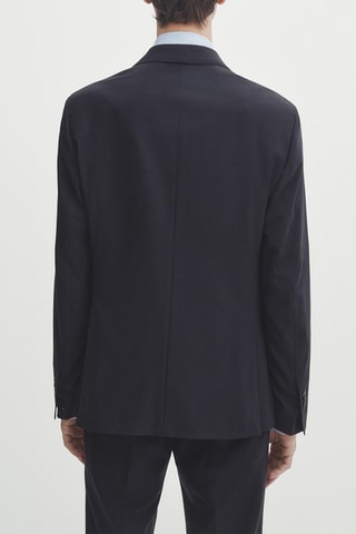 Veste en laine - Bleu marine