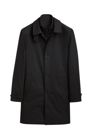 Manteau en laine - Noir