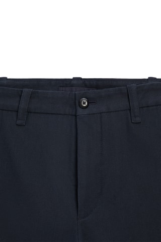Calças chino slim - Azul-marinho