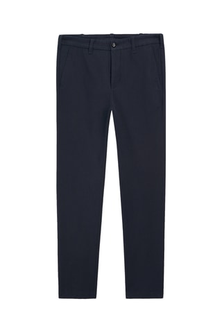 Calças chino slim - Azul-marinho