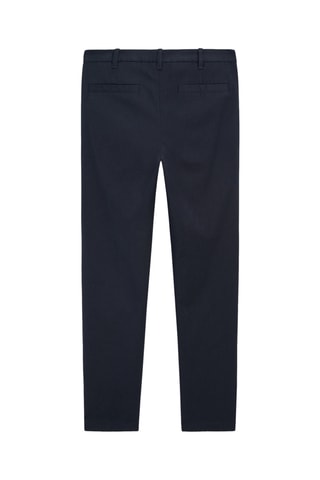 Calças chino slim - Azul-marinho