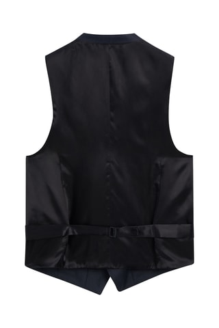 Gilet de costume en laine - Bleu marine