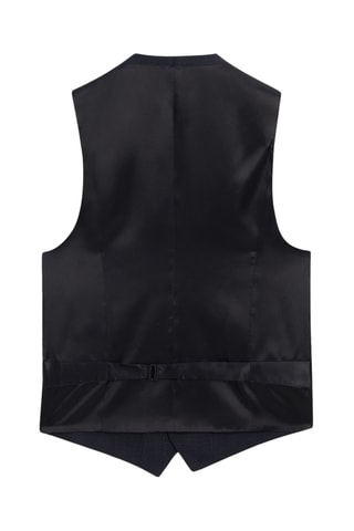 Gilet de costume en laine - Bleu marine